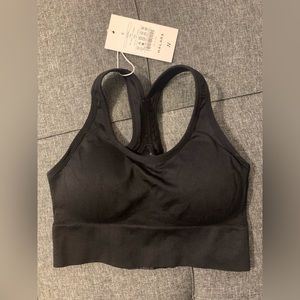 Black Halara sports bra